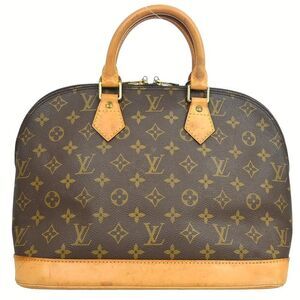 Louis Vuitton Alma Monogram Brown Canvas Handbag